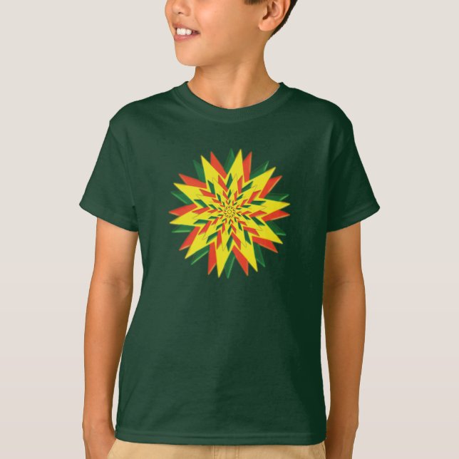 Yuletide Star Kids T-Shirt (Front)