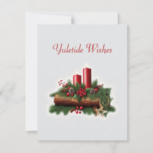 Yuletide Wishes Holiday Card
