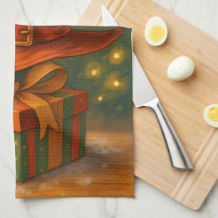 Yuletide Witchery Tea Towel