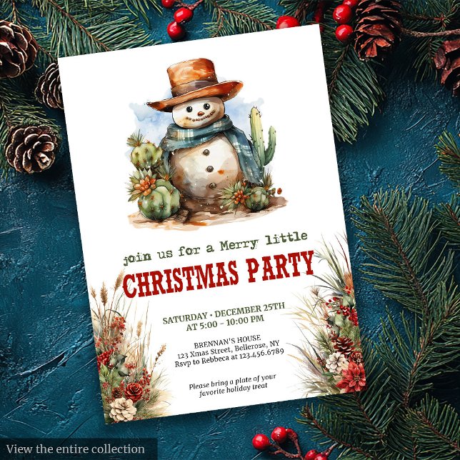Yuletide Yeehaw Christmas party editable invites (Yuletide Yeehaw Christmas party editable invitation

)
