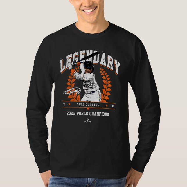 Yuli Gurriel Legendary 2022 World Champion Yuli Gu T-Shirt (Front)