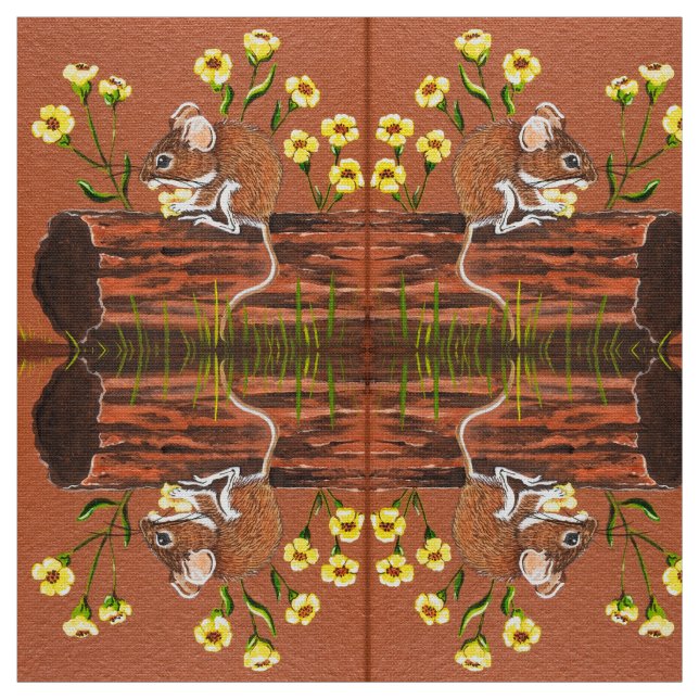 Yum Flowers Fabric (Swatch)
