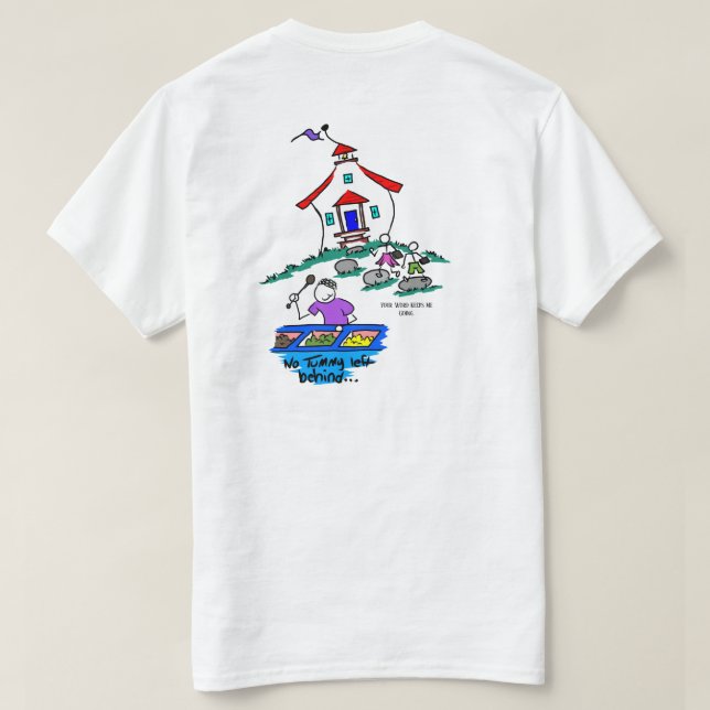 Yum-Yum eats-3 T-Shirt (Design Back)