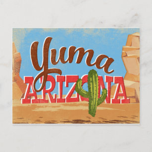 Yuma Arizona Vintage Travel Postcard