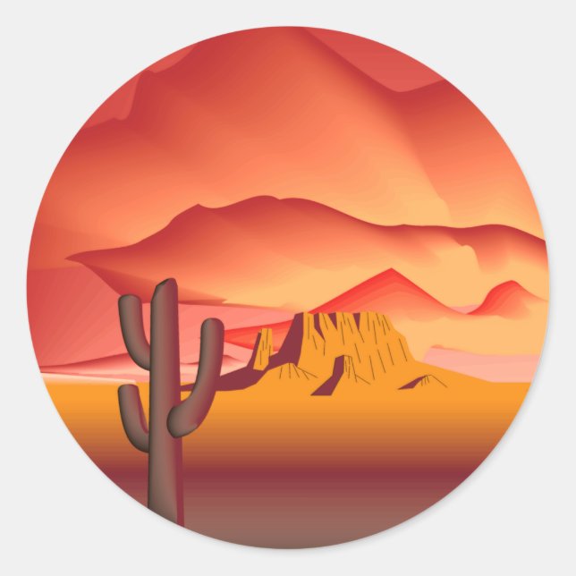 YUMA, ETC CLASSIC ROUND STICKER (Front)