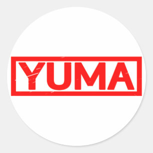 Yuma Stamp Classic Round Sticker