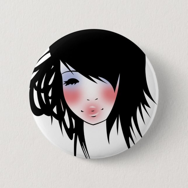 Yume 6 Cm Round Badge (Front)