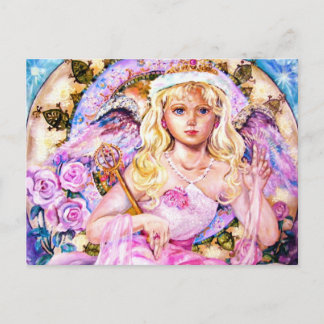 yumi sugai  angels postcard