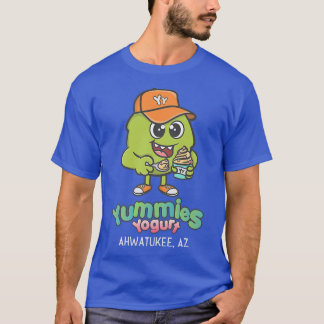 Yummies Yogurt-frozen yogurt, boba teas-dark colou T-Shirt