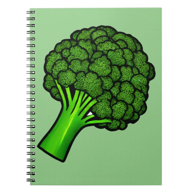 Yummy Broccoli Notebook (Front)