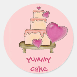 Yummy Cake Stickers