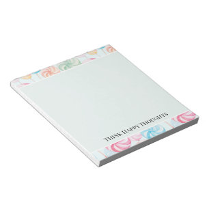 Yummy Candy Lollipops Whimsical Happy Thoughts Notepad