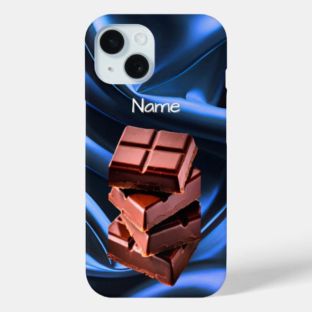 Yummy Chocolate Candy Squares Case-Mate iPhone Case (Back)