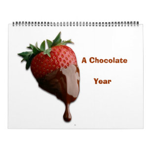 YUMMY CHOCOLATE  YEAR CALENDA CALENDAR