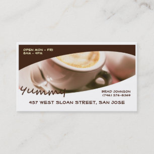 Yummy Coffee Business Cards