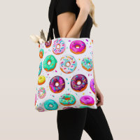Yummy cream doughnuts pattern