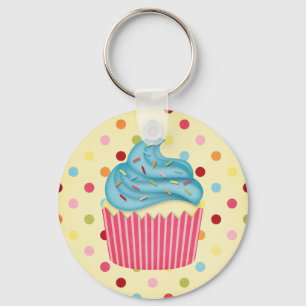 yummy cupcake key ring