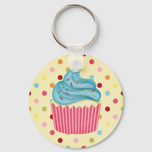 yummy cupcake key ring (Front)