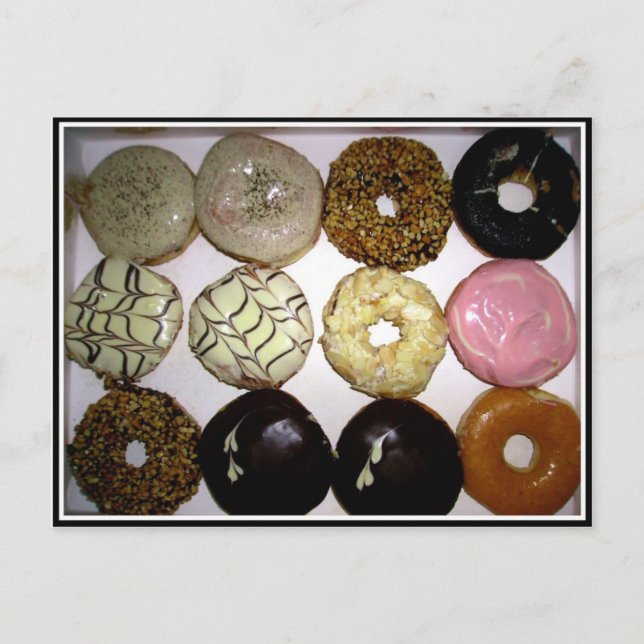 YUMMY DONUTS POSTCARD (Front)