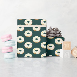 Yummy doughnuts wrapping paper