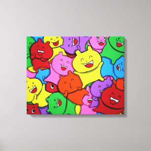 Yummy Everywhere on canvas Print