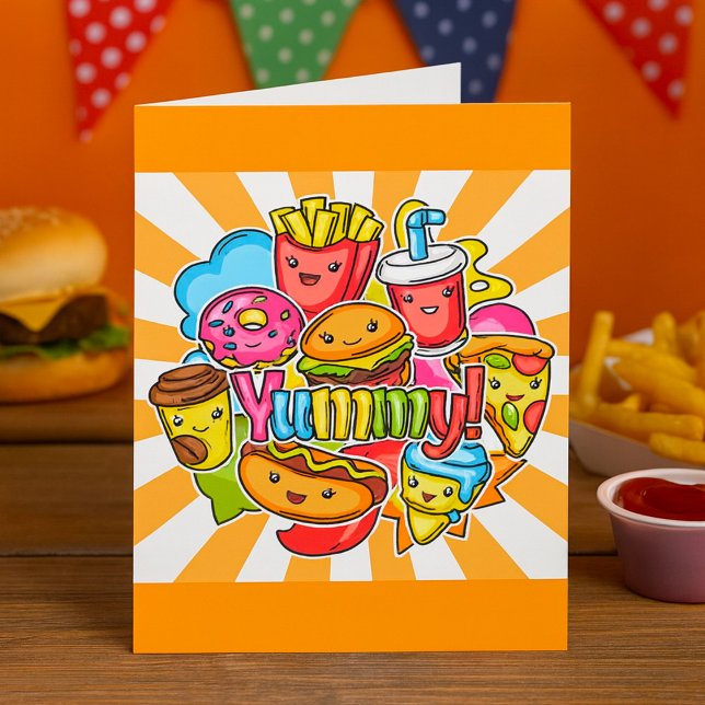 Yummy Fast Food Card (Creator Uploaded)