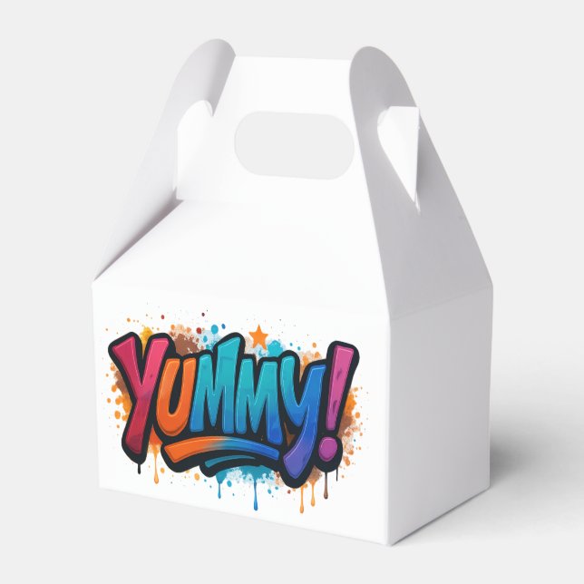 Yummy! Favor Box (Front Side)