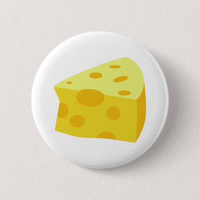 Yummy Food - Cheese 6 Cm Round Badge (Front)