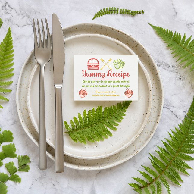 Yummy Food Enclosure Card (Creator Uploaded)