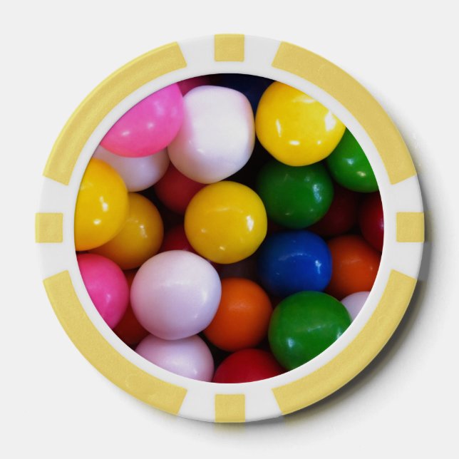 Yummy Gumballs Poker Chips (Front)