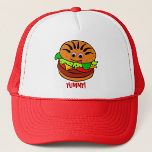 Yummy Hamburger Trucker Hat