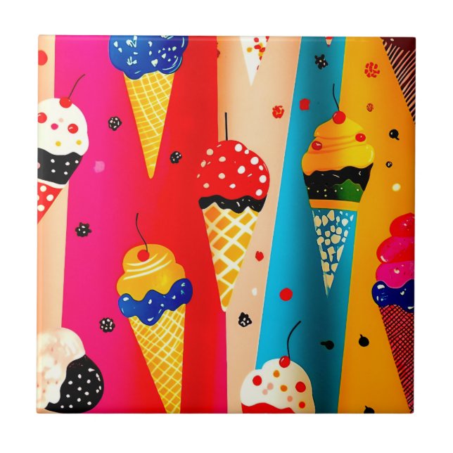 Yummy Ice Cream Tile (Front)