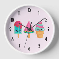 Yummy Ice Cream Trio Summer Vibe