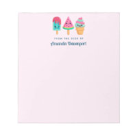 Yummy Ice Cream Trio Summer Vibe