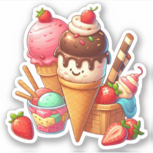 yummy kawaii ice cream