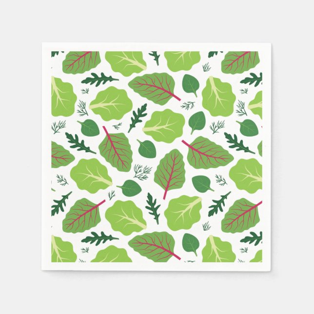 Yummy Leaves Napkin (Front)