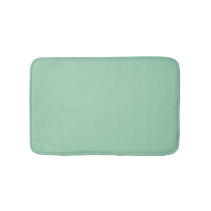 Yummy Mint Green Solid Colour Bath Mat