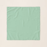 Yummy Mint Green Solid Colour  Scarf<br><div class="desc">Scarf scarves casual fun fashion statement accessory printed with Yummy Mint Green Solid Colour illustration art by TheFabricSeal print on demand shop at Zazzle.com #ZazzleMade https://www.zazzle.com/store/thefabricseal TheFabricSeal©️Original. Elevate your style with a custom printed kerchief chiffon scarf in a delicate and lovely chiffon fabric. Beautifully finished with a professional baby hem,...</div>