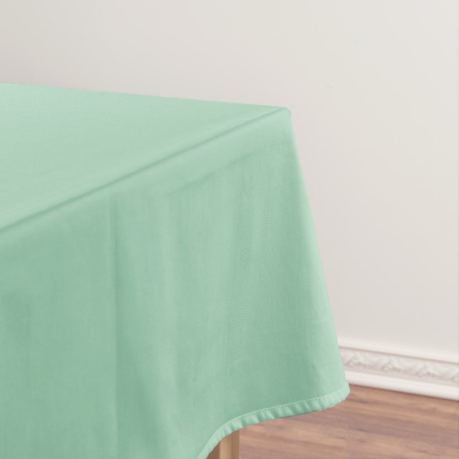 Yummy Mint Green Solid Colour Tablecloth (In Situ)