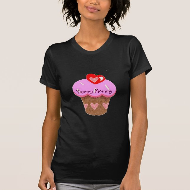 Yummy Mummy, Cupcake for Mum T-Shirt (Front)