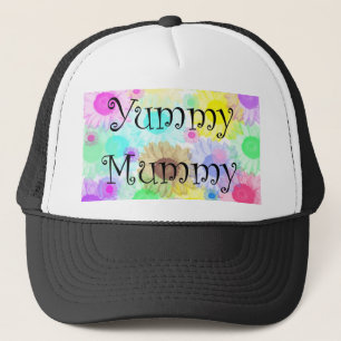 yummy mummy flowers cap