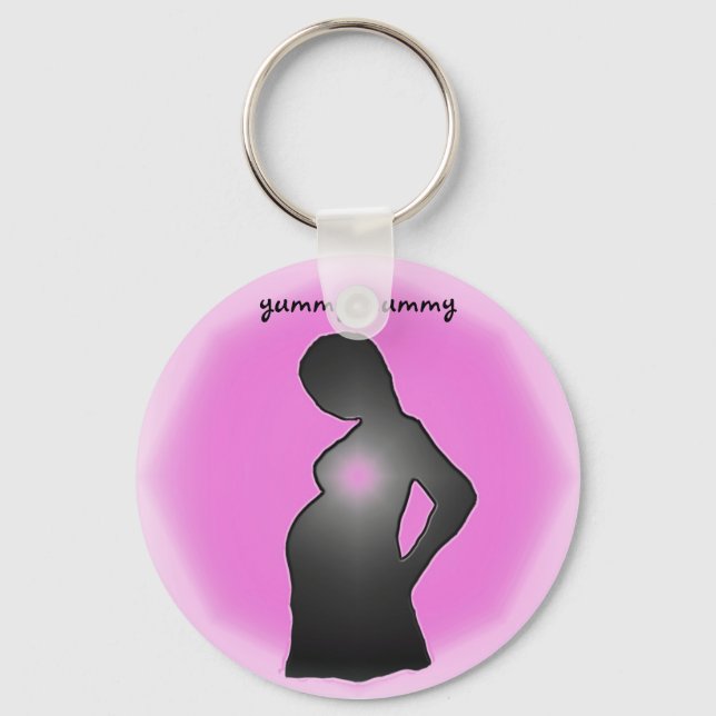 yummy mummy key ring (Front)