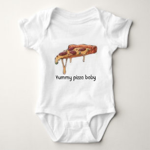 Yummy pizza baby baby bodysuit