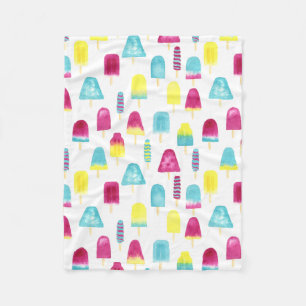 Yummy Popsicles Fleece Blanket