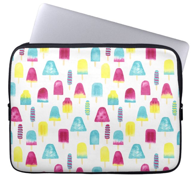 Yummy Popsicles Laptop Sleeve (Front)