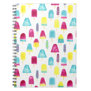 Yummy Popsicles Spiral Notebook