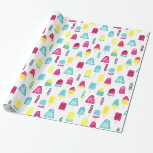 Yummy Popsicles Wrapping Paper