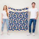 Yummy Sufganiyot Jelly Doughnuts Hanukkah Pattern Fleece Blanket<br><div class="desc">Yummy Sufganiyot Jelly Doughnuts Hanukkah Pattern. Sufganiyah Chanukah,  assorted jelly donoughts.</div>