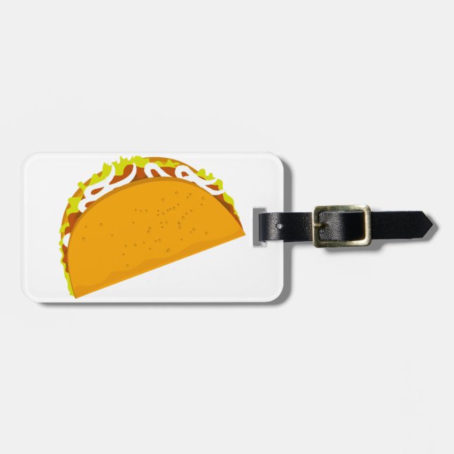 Yummy Taco Luggage Tag (Front Horizontal)