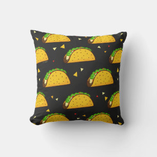 Yummy Taco Pattern Cushion